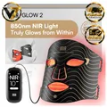 Produktbild: LED Maske Gesicht Rot Blau Licht 3 Modi 220 LEDs Hautpflege Anti-Aging