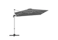 Produktbild: COSTWAY Sonnenschirm, LxB: 295,00x295,00 cm, mit Kurbel & Kreuzfuß, neigbar