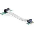 Produktbild: Delock Riser Card PCIe x1 fexibles Kabel (41839)