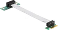 Produktbild: DELOCK 41839 - Riser Karte, PCIe x1 > x1, 7 cm Kabel, linksgerichtet