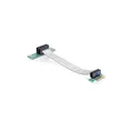 Produktbild: 41839 - Riser-Karte PCI-Express - x1 > x1, mit flexiblem Kabel, 13...