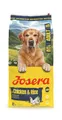 Produktbild: JOSERA Adult Large Huhn & Reis (1 x 12,5 kg) | Premium Trockenfutter für ausgewachsene Hunde großer Rassen | mit Lachsöl | glutenfrei | wertvolle Fettsäuren | XL-Kroketten gegen Schlingen | 1er Pack