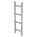 Produktbild: Munk Schachtleiter Stahl feuerverzinkt 300mm Lichte Weite 4 Sprossen (Gerüst, 112 cm) (060004)