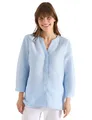 Produktbild: Cecil 3/4-Arm Bluse aus Leinenmix Fresh Water Blue S