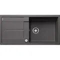 Produktbild: Blanco Spüle 518881 100 x 50 cm, PuraDur felsgrau, reversibel, Ablauffernbedienung mit Drehbetätigung