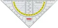 Produktbild: BRUNNEN 104975401 Geometrie-Dreieck 16cm bruchs klar