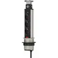 Produktbild: Brennenstuhl Tower Power Tischsteckdosenleiste Mehrfach alu/schwarz