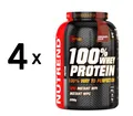 Produktbild: 4 x Nutrend 100% Whey Protein, Chocolate Cocoa - 2250g (36,67 EUR/kg)