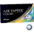 Produktbild: AirOptix Kontaktlinsen Colors Sterling Gray +/-0,0, Monatslinsen, weich, BC 8,6mm, DIA 14,2mm, 2 Stück