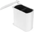 Produktbild: Hailo Duo 3416. Abfallsammler, weiß. - Mülleimer