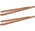 Produktbild: BURI Grillzange 2x Holz Grillzange Buchenholz 48cm langGrillbesteck Küchenzange