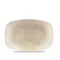 Produktbild: Churchill RAKU AGATE GREY Oblong Plate Platte Porzellan 23,7x15,7cm grau