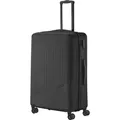 Produktbild: Travelite Bali Reisekoffer L Trolley Koffer 77cm 4 Rad / Rollen TSA Hartschale schwarz - Schwarz