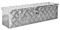 Produktbild: Trucky Truckbox, Deichselbox Aluminium, Anhängerbox 15 Größen, Werkzeugkiste mit Schloss und Schlüssel, stabil und wasserdicht, Boxentyp:D035 (79 x 23 x 22 cm)