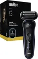 Produktbild: Braun Series 5 52-B1000s Rasierer Akku schwarz/blau Nass/Trocken 3-Flex