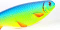 Produktbild: Stroft Predator P-18 Gummifisch 18cm UV Blue Fire Fin