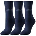 Produktbild: TOM TAILOR Socken Tom Tailor 3er Pack Basic Women Socks indigo mélange blau Tom Tailor 3er Pack Basic Women Socks indigo mélange blau 39-42