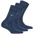 Produktbild: TOM TAILOR Kurzsocken Damen Socken 3er Pack Baumwolle (Packung, 3er Pack) blau 39-42