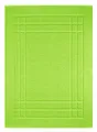 Produktbild: Lashuma Badematte - Duschvorleger, Höhe 5 mm, Frottee, schnell trocknend, 450 GSM, robuster Aufhänger Mittig, Made in Portugal, extra Saugstark, Baumwolle, rechteckig, Bad Läufer 50x70 cm in grün Baumwolle