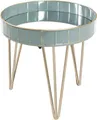 Produktbild: HAKU Beistelltisch Sofatisch, Wohnzimmertisch (1-St), rund - aus Metall Blau - Ø/H 41/40 cm