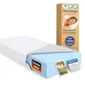 Produktbild: Arensberger Anna Gelschaum Matratze 160x200 cm – 13 cm NANOCELL® Gel-Schaum – H3 Härtegrad – Atmungsaktiv – Abnehmbarer Bezug 240g/m² – Waschbar bis 60°C – Rollmatratze Komfortmatratze