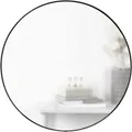 Produktbild: Umbra Wandspiegel Hubba 1012715-378, rund, titan, Rahmen aus messing, Ø 86cm