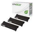 Produktbild: Kineco 3 Toner kompatibel für Brother TN-2320 TN-2310 für Brother HL-L2340DW, HL-L2360DN, MFC-L2700DW, DCPL2520DWG1, DCP-L2500D, HL-L2360DN - TN2320 TN2310 - Schwarz XXL Füllmenge je 5.200 Seiten
