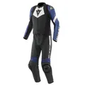 Produktbild: Dainese Avro 4 2PC zweiteiler Motorrad Lederkombi Gr. 54 - Schwarz Weiß Blau