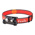Produktbild: FENIX HM65R-DT Stirnlampe, schwarz, leicht, Doppelstrahl, Laufen, Camping, Outdoor, Sport, 1500 Lumen, 170 m, max. 300 Stunden, weiße und warmweiße LEDs, Sport-BOA-Kopfbandsystem, IP68