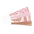 Produktbild: Partytröten 8er Set Roségold 22,5 cm Geburtstag Feier Zubehör