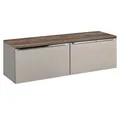 Produktbild: Lomadox Waschbeckenschrank PUEBLA-56-TAUPE taupe mit Vintage Oak 160,4/48,5/46 cm