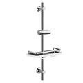 Produktbild: Duschset Edelstahl Duschstange mit Duschkopfhalterung 70 cm Chrom