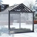 Produktbild: Abdeckplane Gewebeplane, 140g/m2 Gitterplane, 2x3 M Gartenplane Mit Ösen Wasserdicht Und Reißfest Schutzplane Transparent Plane Uv-beständig Schutzplane Für Gartenbereich Brennholz Boot - Woltu