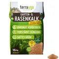 Produktbild: TerraUno Garten- und Rasenkalk 15 kg für 300 m² – reguliert den Boden-pH-Wert
