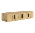 Produktbild: Lomadox Aufsatzschrank MOLLERUSA-132 für Kleiderschrank 197,6 cm breit, 4-türig, Eiche Artisan