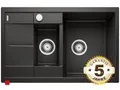 Produktbild: Blanco Metra 6 S Compact - 525925 Granitspüle schwarz Küche Einbau reversibel