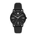 Produktbild: Herrenuhr EMPORIO ARMANI MINIMALIST AR11573 Leder Schwarz