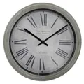 Produktbild: Clayre & Eef Wanduhr Ø 30x4 cm Grau Kunststoff Glas