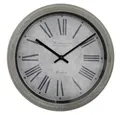 Produktbild: Clayre & Eef Wanduhr Wanduhr WESTMINSTER grau mit römischen Zahlen D30cm shabby chic