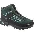 Produktbild: CMP Damen Trekkingschuhe Rigel Mid 38 - Schwarz/Grün - 38