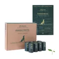 Produktbild: ZURAS® 100% Biologisch abbaubare Hundekotbeutel auf pflanzlicher Basis, 315 Kotbeutel, 21 Rollen, 23 x 33 cm, 20µm extra dick, reißfest und wasserdicht, DIN EN 13432, kompostierbar