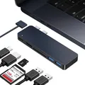 Produktbild: iMounts MacBook Air USB-C Hub - HDMI, USB3.0, SD-Leser, M2/M3/M4 - Laden und Datenübertragung - Space Grau/Space Gray