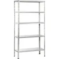 Produktbild: Schulte Fachbodenregal 1000x1900x400mm Verzinkt Mit 5 Böden Aus Metall 65kg Fachlast