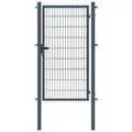 Produktbild: Fischer und Adamek Gartentor Gartentor BASIC Zauntor Gartenpforte, (Breite: 1000 Höhe: 1800), inkl Schließzylinder, 3 Schlüssel schwarz 100 cm x 180 cm