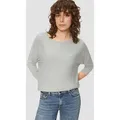 Produktbild: QS 3/4 Arm-Pullover Strickpullover Strickpullover aus Viskosemix grau S (36)