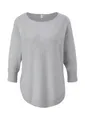 Produktbild: s.Oliver Damen Strickpullover – Loose Fit, Feinstrick, U-Boot-Ausschnitt, Fledermausärmel