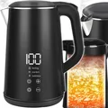Produktbild: Wasserkocher 1500W 1,6L Kabellose Temperaturregelung mit Touch-Bedienung Retoo