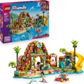 Produktbild: LEGO Friends Familienurlaub im Strandresort - Spielzeug mit 6 Mini-Puppen, Schildkröte & Delfin Tierfigur, Eisstand und Zubehör - Kreatives Geschenk zum Geburtstag für Mädchen ab 8 Jahren - 42673
