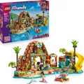 Produktbild: LEGO Friends Familienurlaub im Strandresort - Spielzeug mit 6 Mini-Puppen, Schildkröte & Delfin Tierfigur, Eisstand und Zubehör - Kreatives Gesch... - Bronze