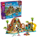 Produktbild: LEGO 42673 Friends Familienurlaub im Strandresort, 6 Spielfiguren, Delfin